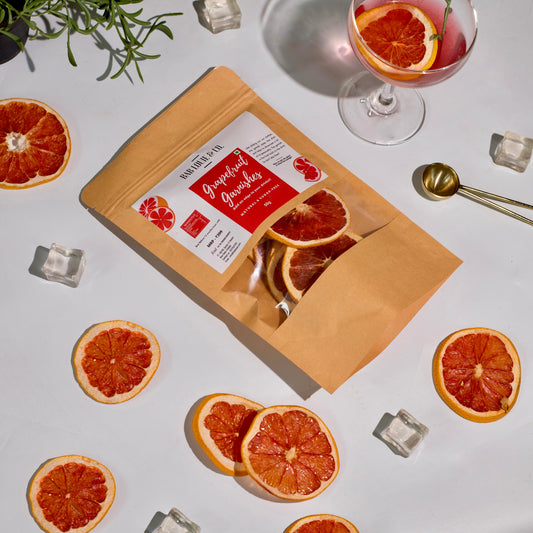 Dried Grapefruit Garnish for Cocktails, 50 gm (1 Pack) - Bablouie and Co