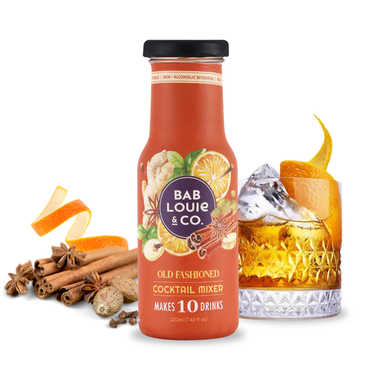 Old Fashioned Cocktail Mixer - Makes 10 drinks 220ml - Bablouie and Co