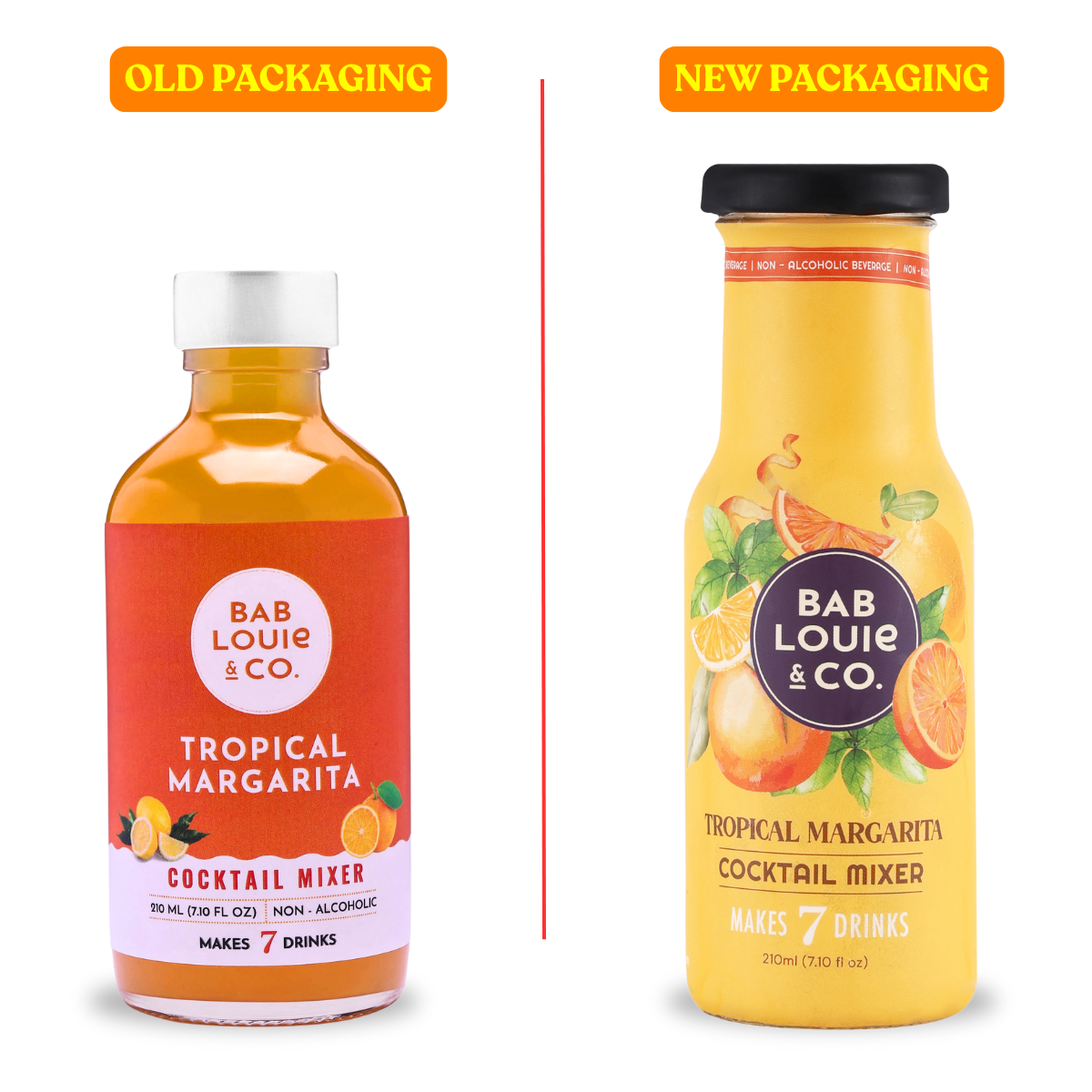 Tropical Margarita Cocktail Mixer - Makes 7 Drinks 210ml