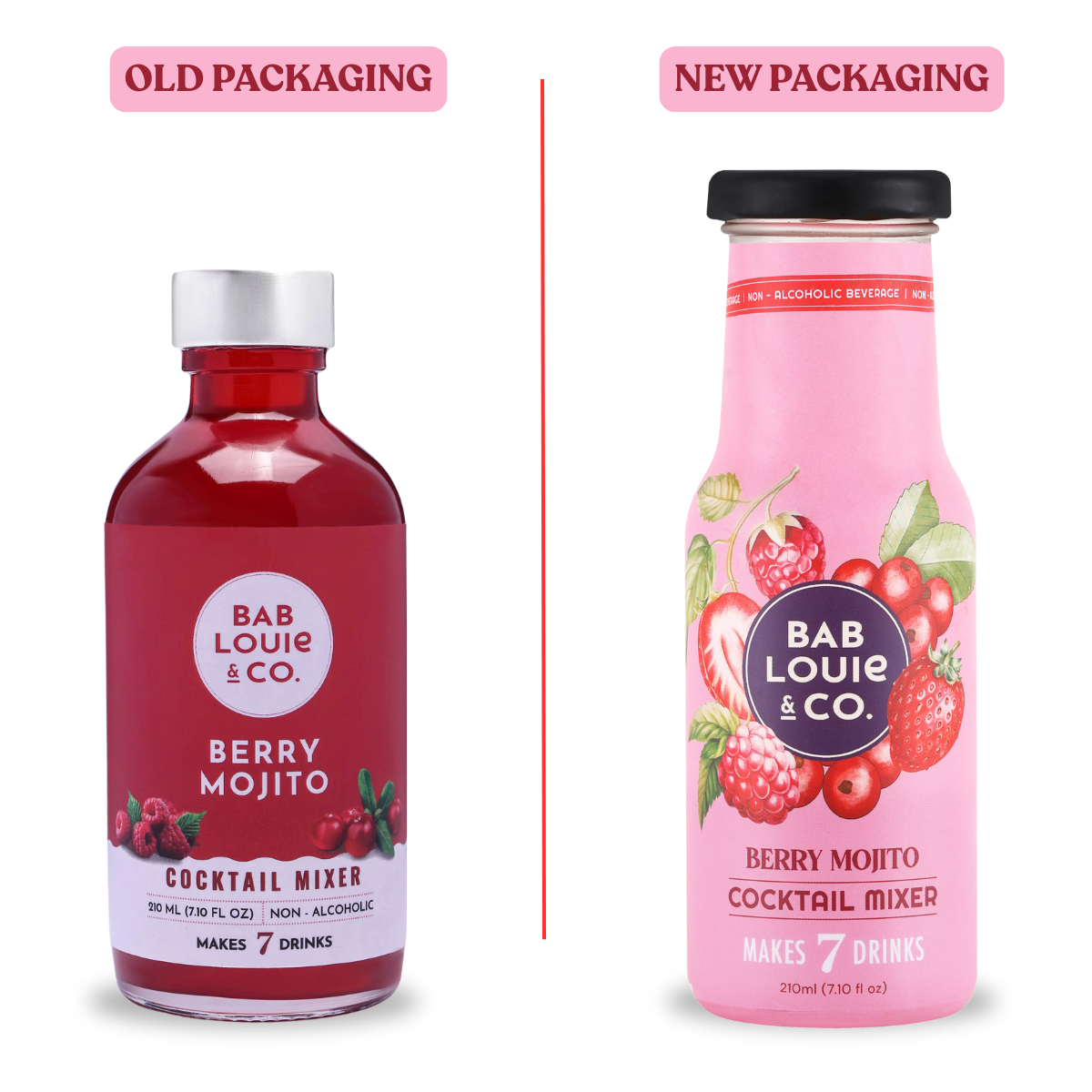 Berry Mojito Cocktail Mixer - Makes 7 drinks 210ml