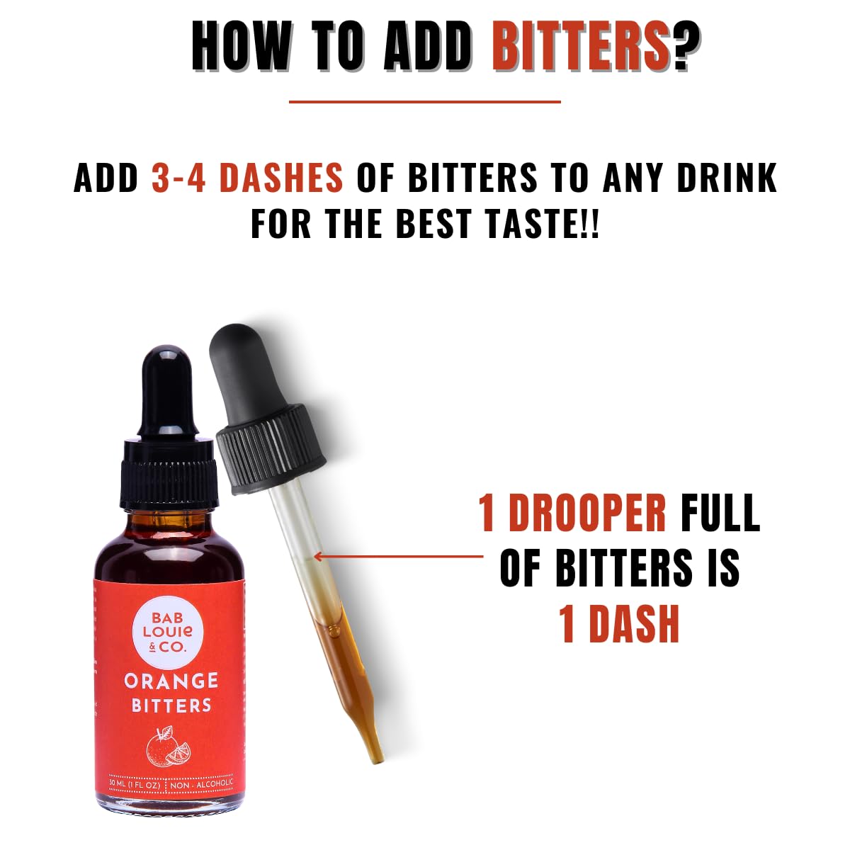 Classic Orange Baby Bitters 30 ml - Bablouie and Co