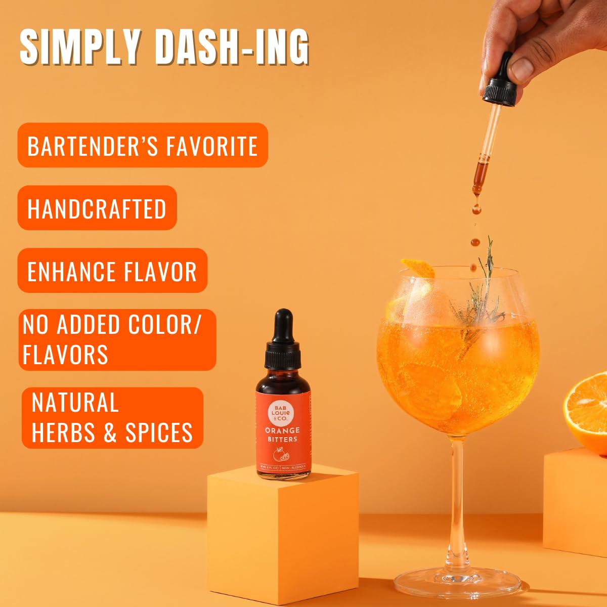 Classic Orange Baby Bitters 30 ml - Bablouie and Co