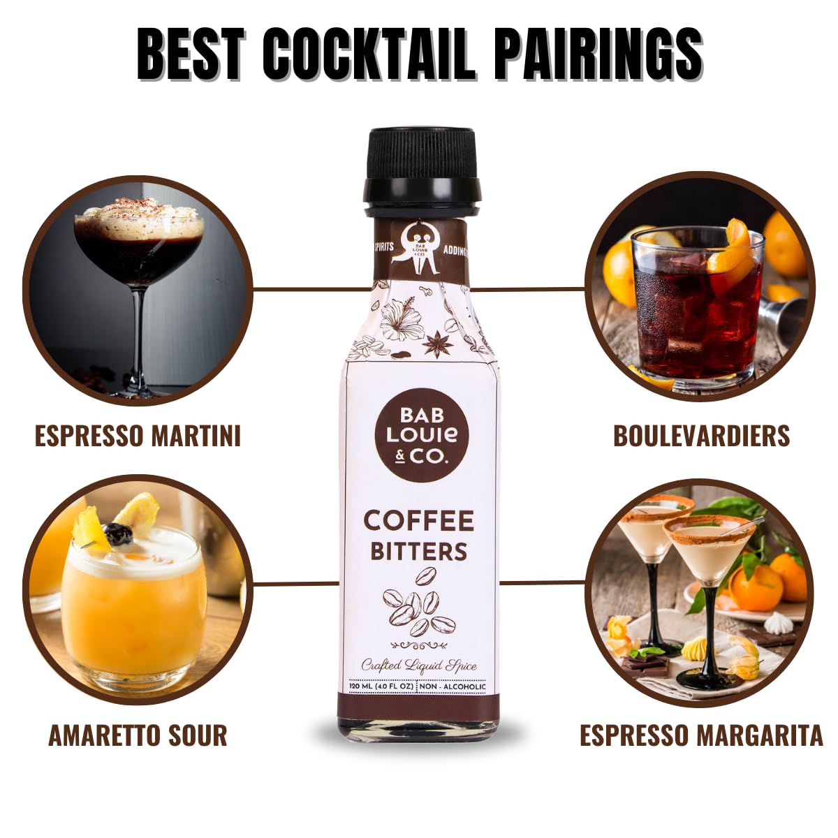 Bitters (Testing porpose) Dark Roast Coffee Bitters 120ml - Bablouie and Co