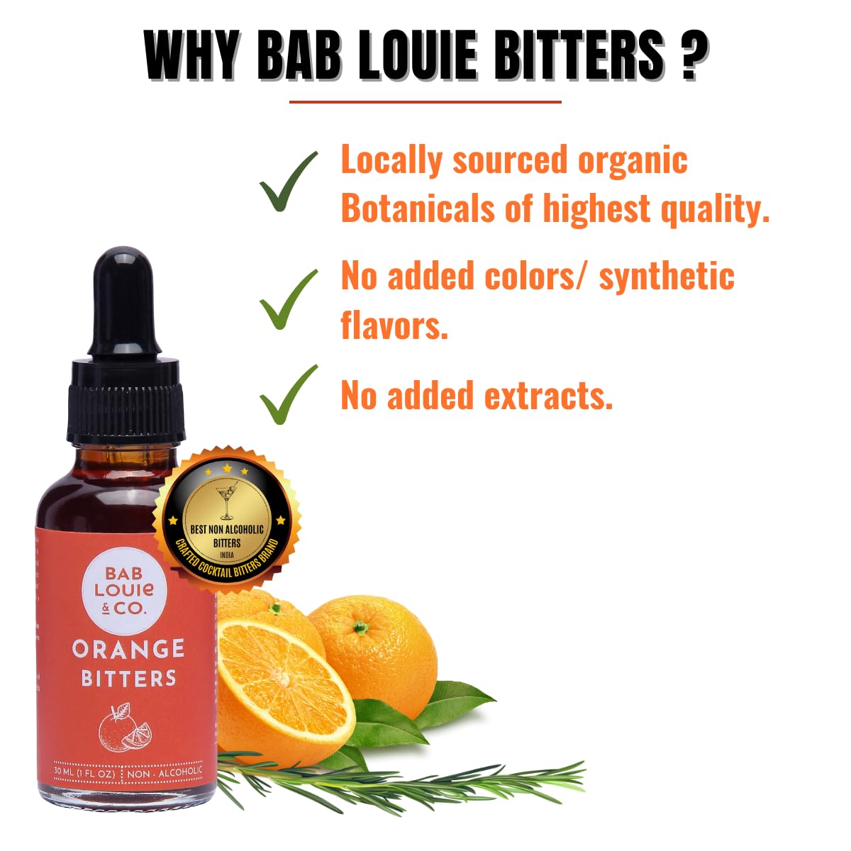 Classic Orange Baby Bitters 30 ml - Bablouie and Co