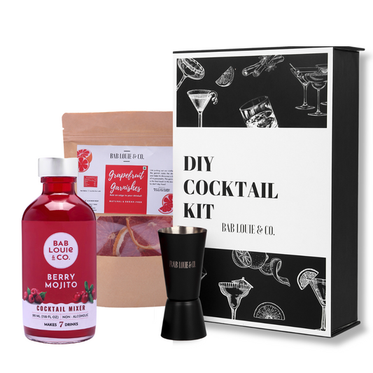 Berry Mojito DIY Cocktail Kit : 7-8 Servings - Bablouie and Co