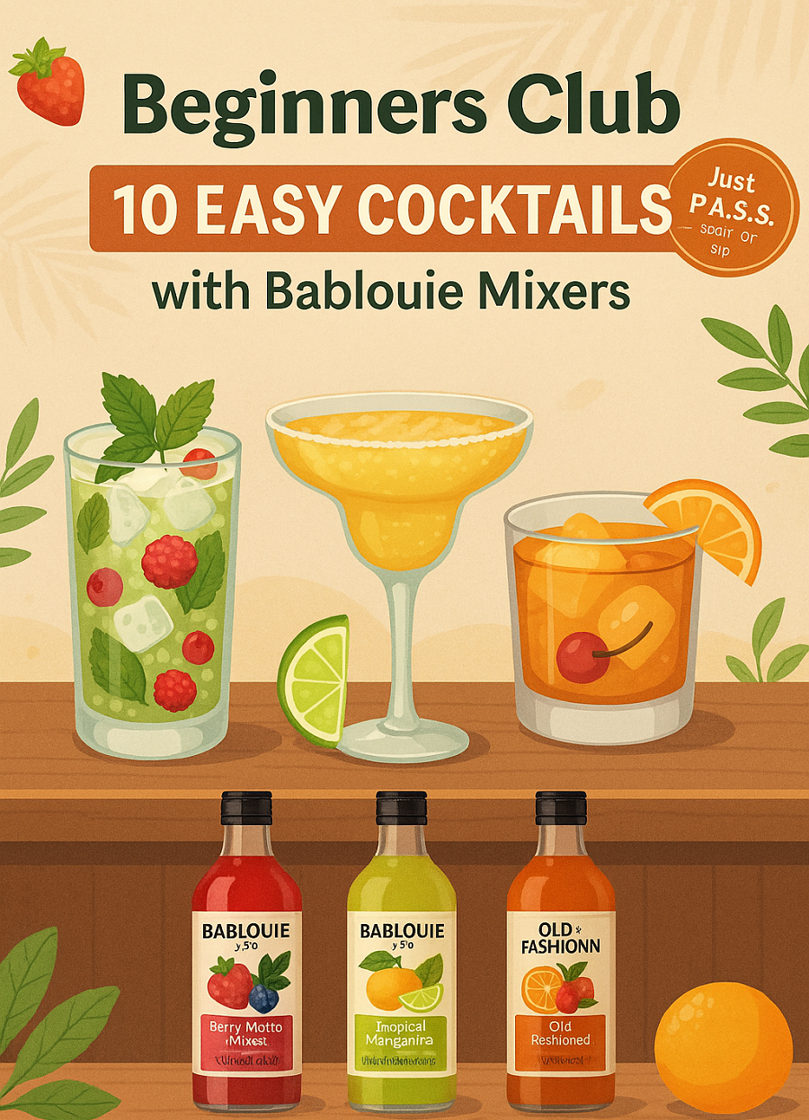 10 Easy‑to‑Make Cocktails with Bablouie Mixers