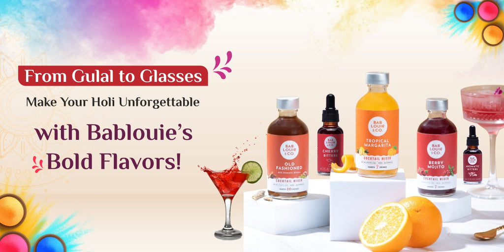 From Gulaal to Glasses: Make Your Holi Unforgettable with Bablouie’s Bold Flavors!