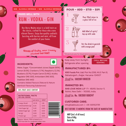 Bab's Bestseller Cocktail Pack (3 Mixers Combo)