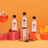 Crafted Bitters Combo Pack of 3 | Aromatic Bitters , Orange Bitters & Cherry Bitters | 120ml each | The Tipsy Threesome