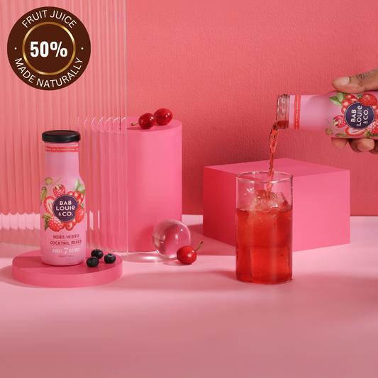 Berry Mojito Cocktail Mixer - Makes 7 drinks 210ml