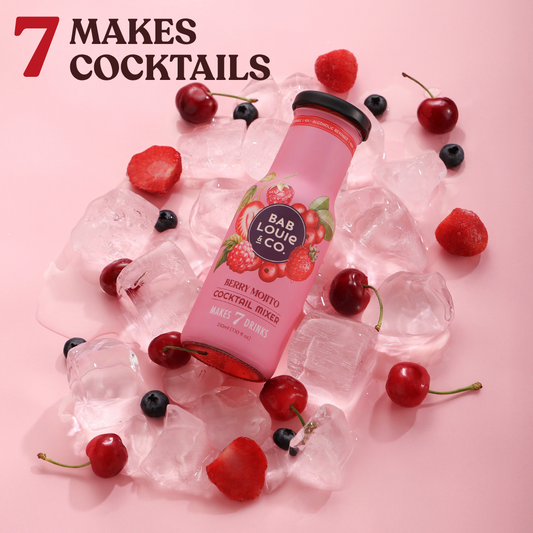 Berry Mojito Cocktail Mixer - Makes 7 drinks 210ml