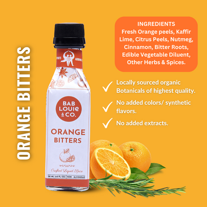 Classic Orange Bitters | 120 ml / 4 oz Bottle - Bablouie and Co