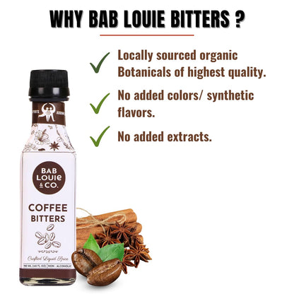 Bitters (Testing porpose) Dark Roast Coffee Bitters 120ml - Bablouie and Co