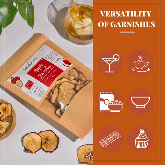 Dried Apple Garnish for Cocktails, 50 gm (1 Pack)