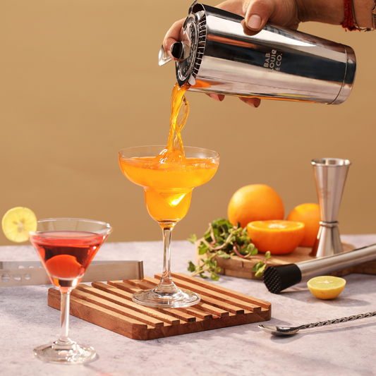 Ultimate 6-in-1 Bar Kit – Stainless Steel Bar Tool Set for Home Bartending, Party Gifting, Birthday Celebrations & Bar Counter Décor