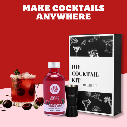 Berry Mojito DIY Cocktail Kit : 7-8 Servings - Bablouie and Co