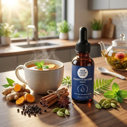 Bablouie Botanicals Digestive Bitter Drops | Everyday Digestive Support | Non-Alcoholic | 30 ml