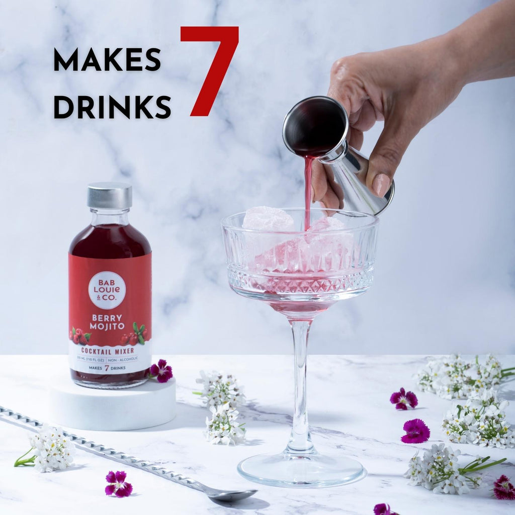 Berry Mojito Cocktail Mix Serves 7 drinks , Best Mixers For Cocktail