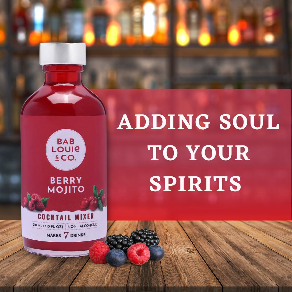 Berry Mojito DIY Cocktail Kit : 7-8 Servings - Bablouie and Co