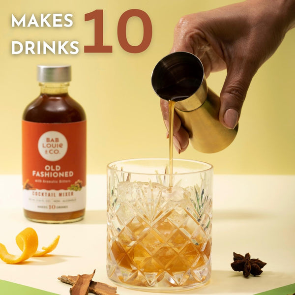 Bablouie's Old Fashioned Cocktail Mix - Serves 10 drinks