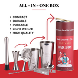 Bablouie's Bar Box - The Ultimate Portable Bar Kit for Any Occasion
